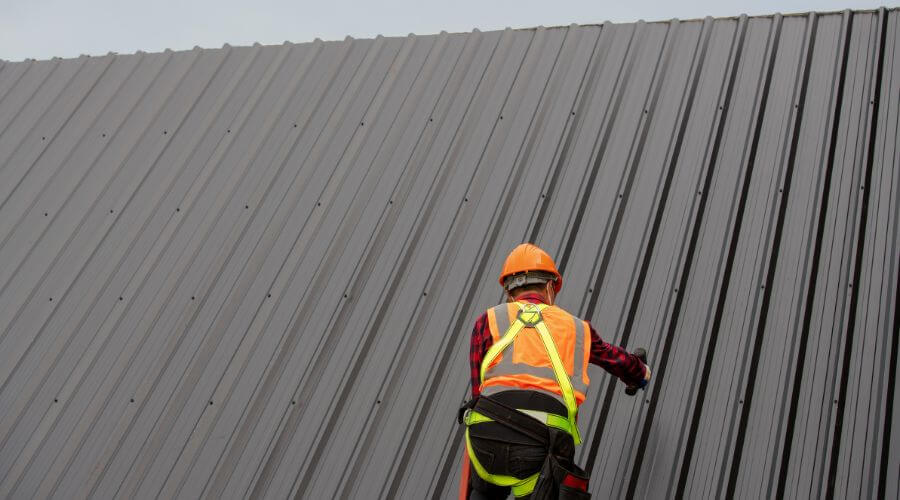 Professional metal roof installation services in Swaledale, IA